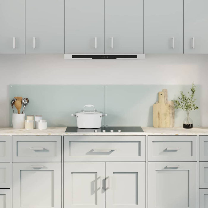 Rivestimento da Cucina 2 pcs Bianco 90 x 40 cm vetro temperato 3415419