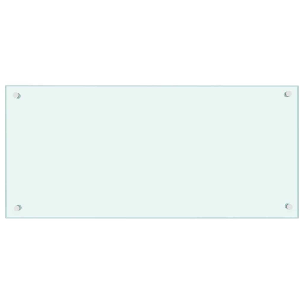 Rivestimento da Cucina 2 pcs Bianco 90 x 40 cm vetro temperato 3415419