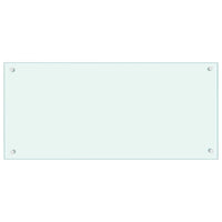 Rivestimento da Cucina 2 pcs Bianco 90 x 40 cm vetro temperato 3415419