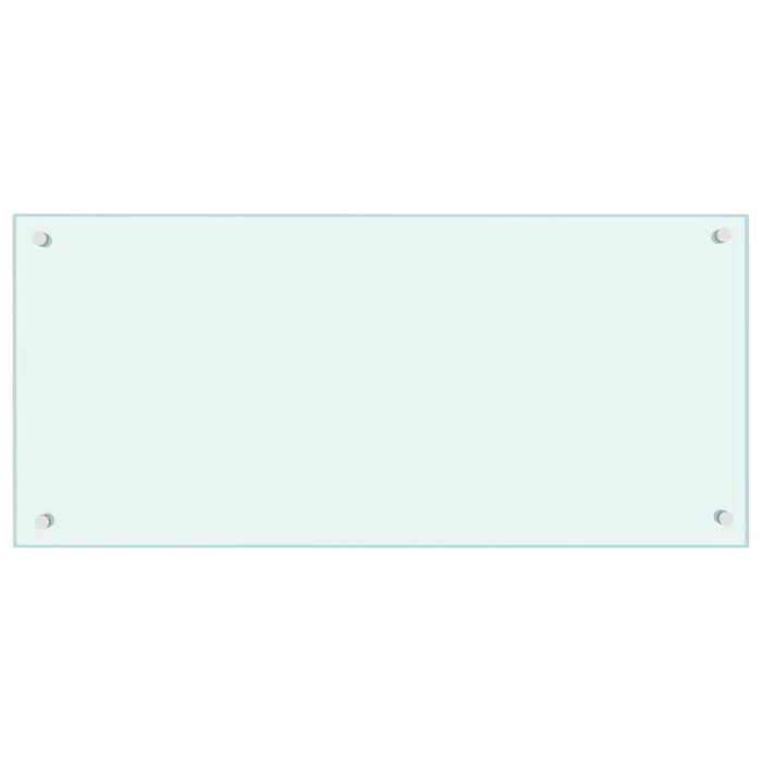 Rivestimento da Cucina 2 pcs Bianco 90 x 40 cm vetro temperato 3415419