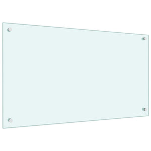 Rivestimento da Cucina 2 pcs Bianco 90 x 50 cm vetro temperato 3415420