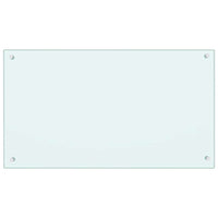 Rivestimento da Cucina 2 pcs Bianco 90 x 50 cm vetro temperato 3415420