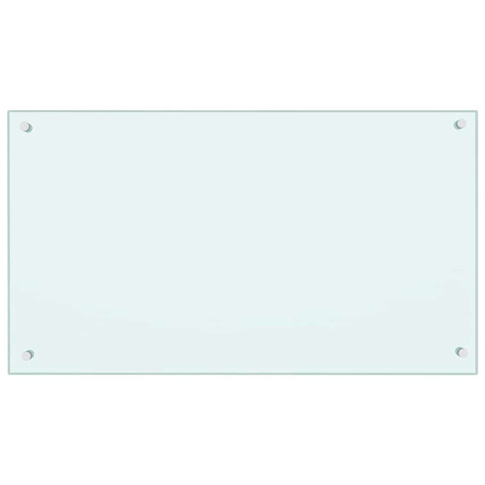 Rivestimento da Cucina 2 pcs Bianco 90 x 50 cm vetro temperato 3415420