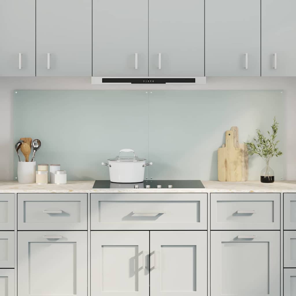 Rivestimento da Cucina 2 pcs Bianco 90 x 60 cm vetro temperato 3415421