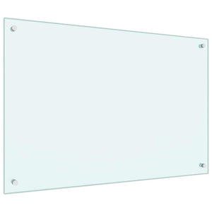 Rivestimento da Cucina 2 pcs Bianco 90 x 60 cm vetro temperato 3415421