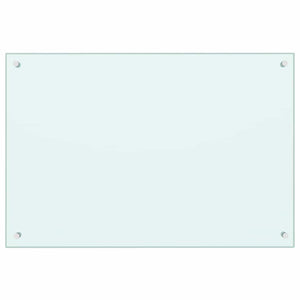 Rivestimento da Cucina 2 pcs Bianco 90 x 60 cm vetro temperato 3415421