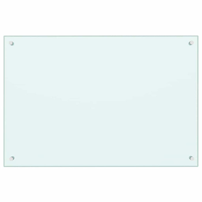 Rivestimento da Cucina 2 pcs Bianco 90 x 60 cm vetro temperato 3415421