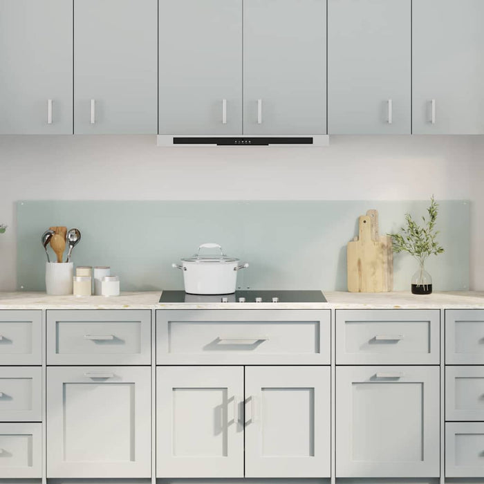 Rivestimento da Cucina 2 pcs Bianco 100 x 40 cm vetro temperato 3415422