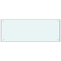 Rivestimento da Cucina 2 pcs Bianco 100 x 40 cm vetro temperato 3415422