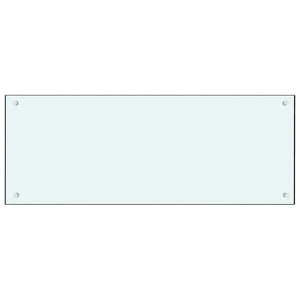 Rivestimento da Cucina 2 pcs Bianco 100 x 40 cm vetro temperato 3415422
