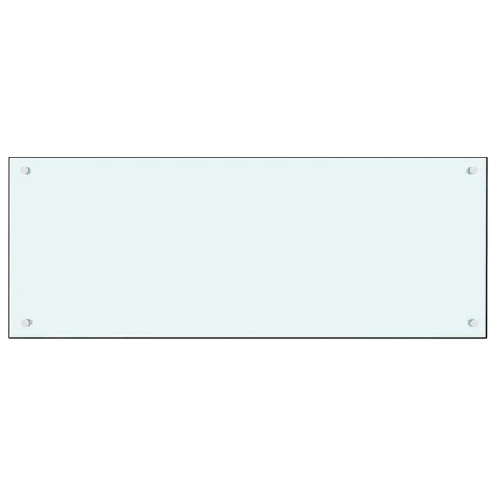 Rivestimento da Cucina 2 pcs Bianco 100 x 40 cm vetro temperato 3415422