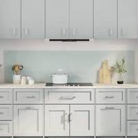 Rivestimento da Cucina 2 pcs Bianco 100 x 50 cm vetro temperato 3415423