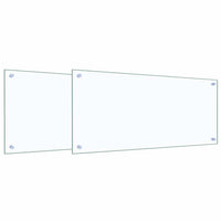 Rivestimento da Cucina 2 pcs Trasparente 90 x 40 cm 3415428