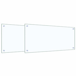 Rivestimento da Cucina 2 pcs Trasparente 90 x 40 cm 3415428