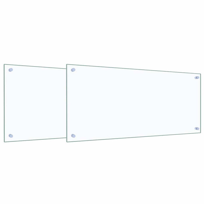 Rivestimento da Cucina 2 pcs Trasparente 90 x 40 cm 3415428