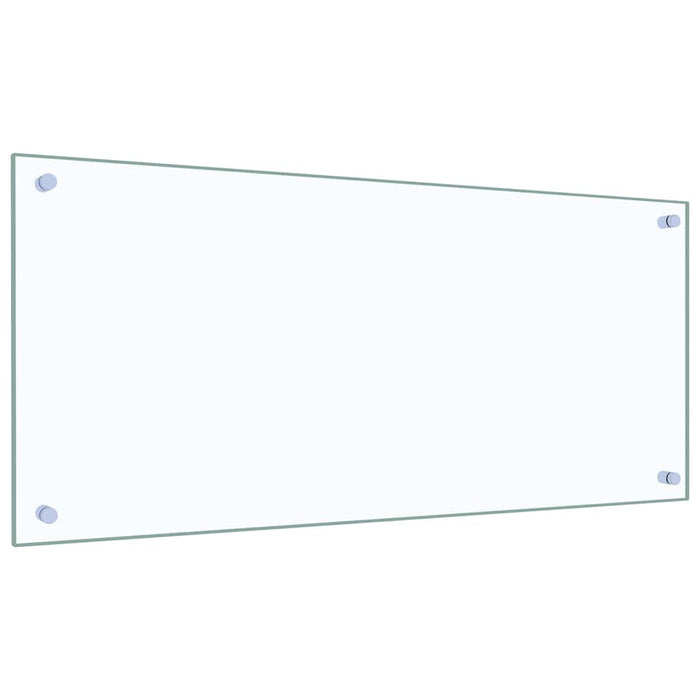 Rivestimento da Cucina 2 pz-Set di 2 Paraschizzi per Cucina Trasparente 90 x 40 cm 999647