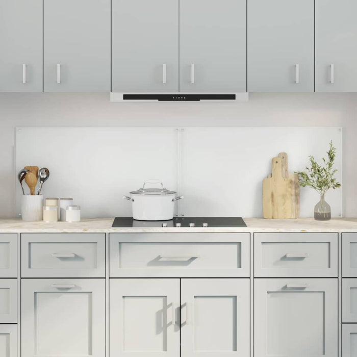 Rivestimento da Cucina 2 pz-Set di 2 Paraschizzi per Cucina Trasparente 90 x 50 cm 601228