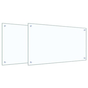 Rivestimento da Cucina 2 pcs Trasparente 90 x 50 cm 3415429