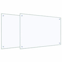 Rivestimento da Cucina 2 pcs Trasparente 90 x 60 cm 3415430