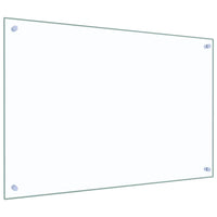 Rivestimento da Cucina 2 pz-Set di 2 Paraschizzi per Cucina Trasparente 90 x 60 cm 163533