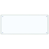 Rivestimento da Cucina 2 pcs Trasparente 100 x 40 cm 3415431