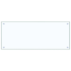 Rivestimento da Cucina 2 pcs Trasparente 100 x 40 cm 3415431