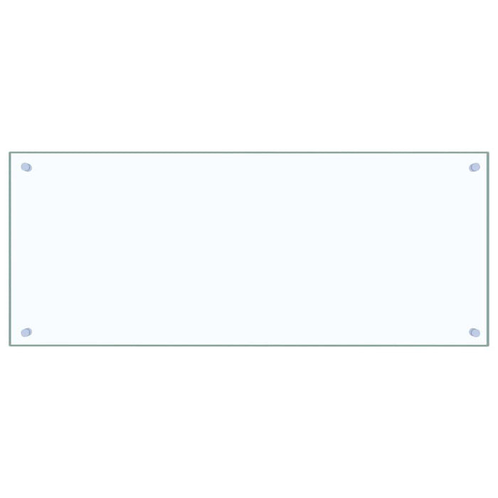 Rivestimento da Cucina 2 pcs Trasparente 100 x 40 cm 3415431