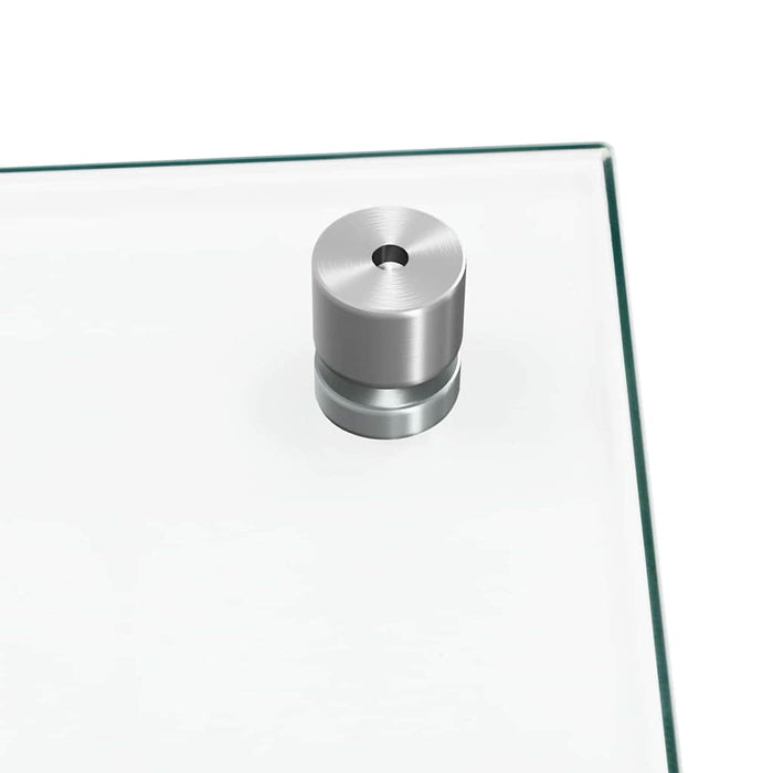 Rivestimento da Cucina 2 pz-Set di 2 Paraschizzi per Cucina Trasparente 100 x 50 cm 335742