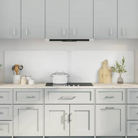 Rivestimento da Cucina 2 pz-Set di 2 Paraschizzi per Cucina Trasparente 100 x 50 cm 335742