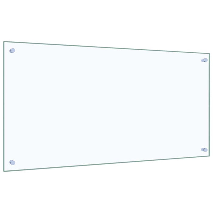 Rivestimento da Cucina 2 pcs Trasparente 100 x 50 cm 3415432