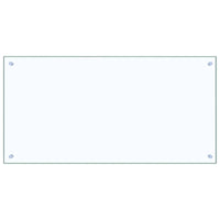 Rivestimento da Cucina 2 pcs Trasparente 100 x 50 cm 3415432