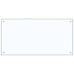 Rivestimento da Cucina 2 pcs Trasparente 100 x 50 cm 3415432