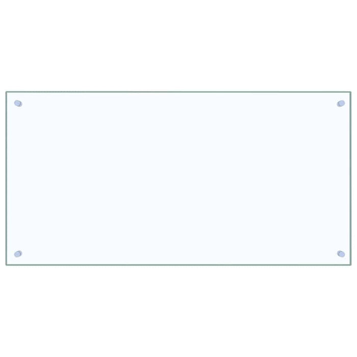 Rivestimento da Cucina 2 pcs Trasparente 100 x 50 cm 3415432