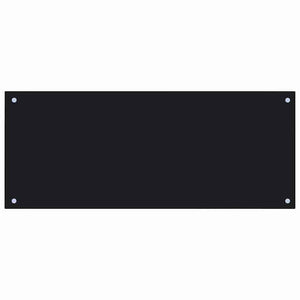 Rivestimento da Cucina 2 pcs Nero 100 x 40 cm vetro temperato 3415440