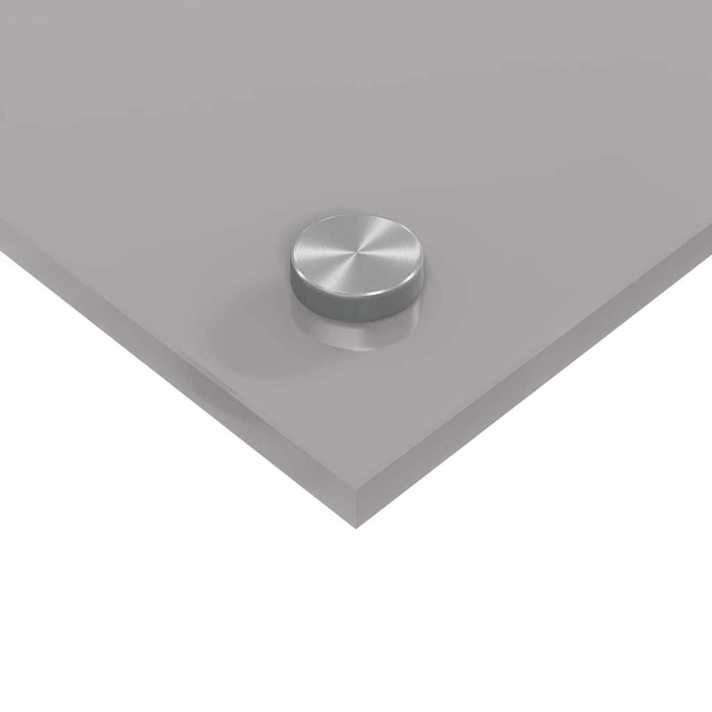 Rivestimento da Cucina 2 pz-Set di 2 Paraschizzi per Cucina Grigio chiaro 100 x 50 cm