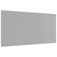 Rivestimento da Cucina 2 pz-Set di 2 Paraschizzi per Cucina Grigio chiaro 100 x 50 cm