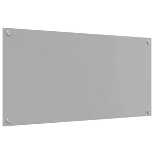 Rivestimento da Cucina 2 pz-Set di 2 Paraschizzi per Cucina Grigio chiaro 100 x 50 cm