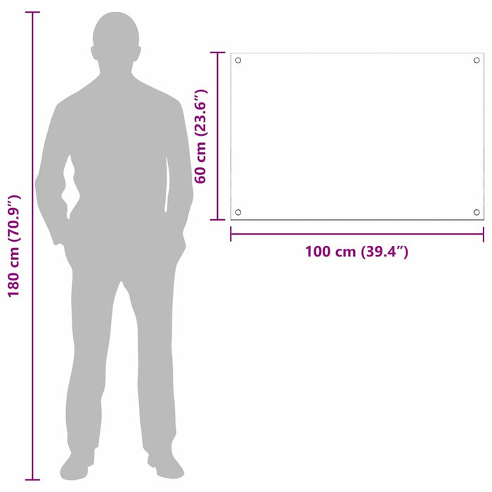 Rivestimento da Cucina 2 pcs Grigio chiaro 100 x 60 cm 3415457