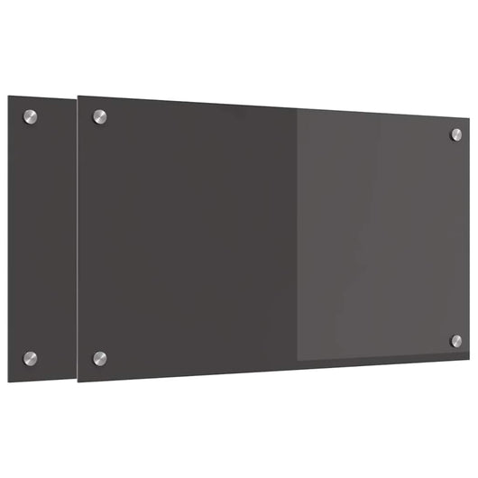 Rivestimento da Cucina 2 pcs Grigio scuro 70 x 40 cm 3415458