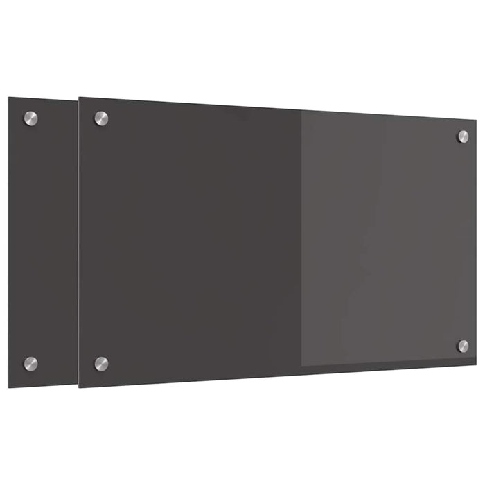 Rivestimento da Cucina 2 pcs Grigio scuro 70 x 40 cm 3415458