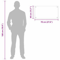 Rivestimento da Cucina 2 pcs Grigio scuro 70 x 40 cm 3415458