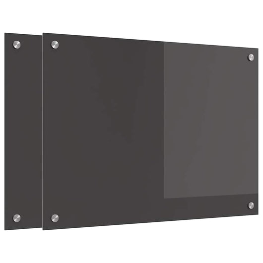 Rivestimento da Cucina 2 pcs Grigio scuro 70 x 50 cm 3415459