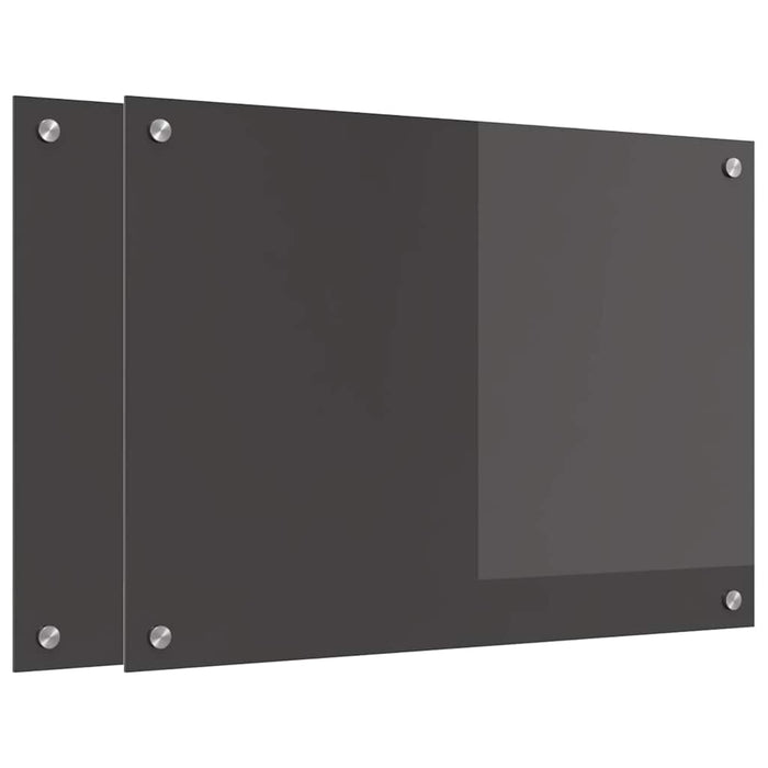 Rivestimento da Cucina 2 pcs Grigio scuro 70 x 50 cm 3415459