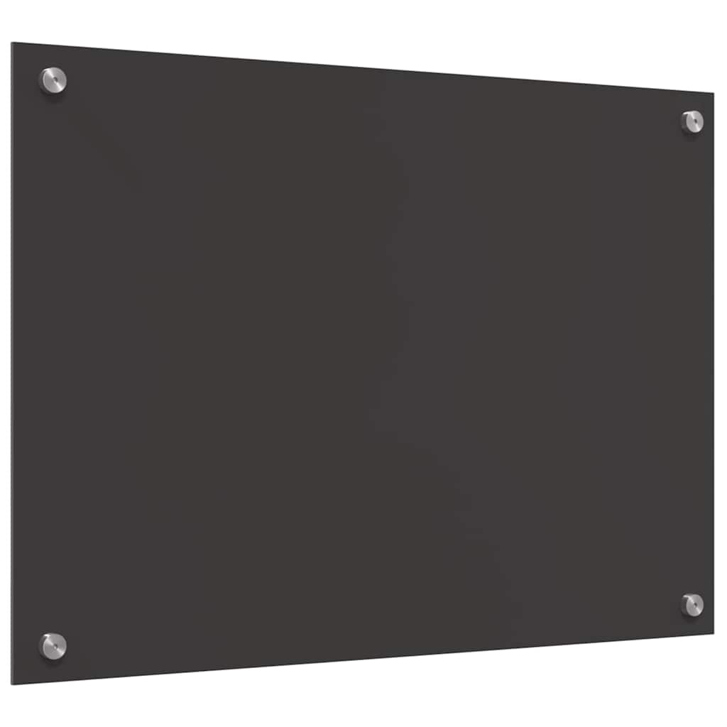 Rivestimento da Cucina 2 pz-Set di 2 Paraschizzi per Cucina Grigio scuro 70 x 50 cm