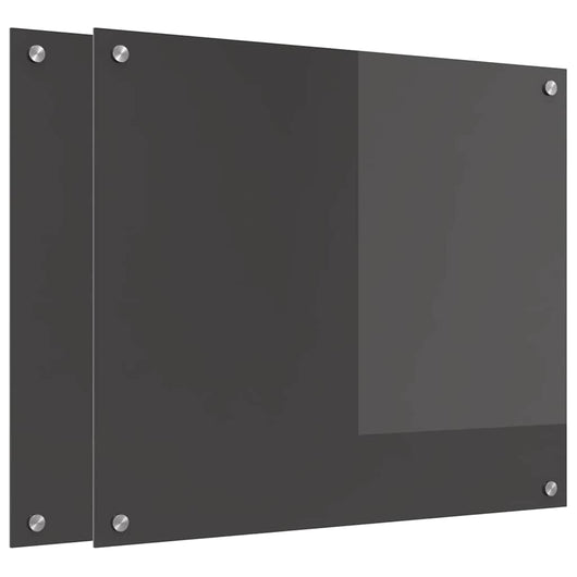 Rivestimento da Cucina 2 pcs Grigio scuro 70 x 60 cm 3415460