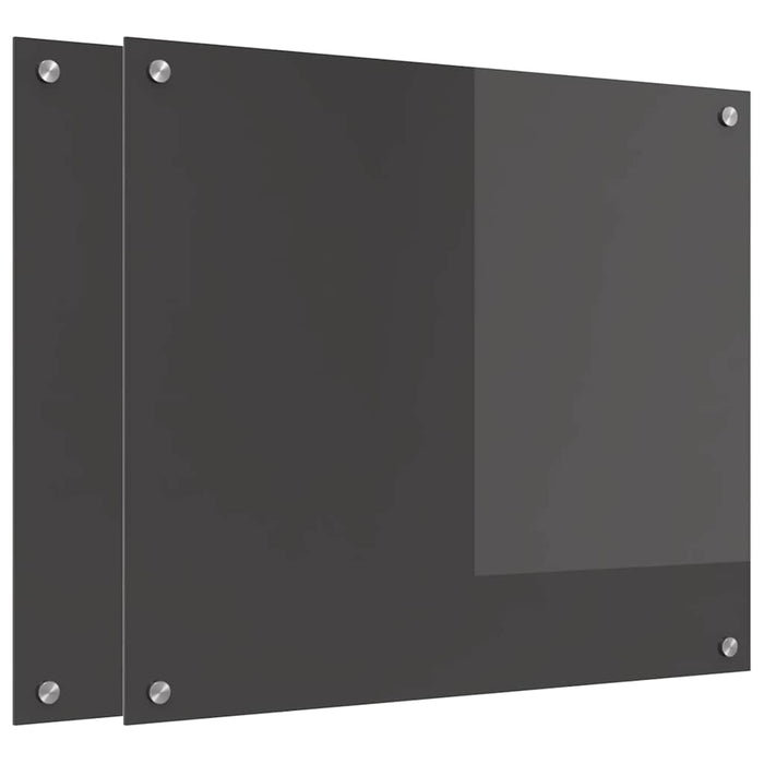 Rivestimento da Cucina 2 pcs Grigio scuro 70 x 60 cm 3415460