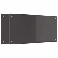 Rivestimento da Cucina 2 pcs Grigio scuro 80 x 40 cm 3415461