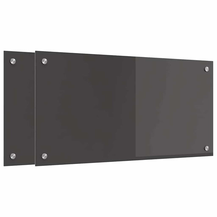 Rivestimento da Cucina 2 pcs Grigio scuro 80 x 40 cm 3415461