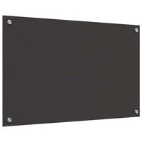 Rivestimento da Cucina 2 pz-Set di 2 Paraschizzi per Cucina Grigio scuro 80 x 50 cm