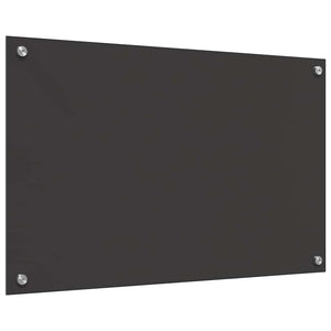 Rivestimento da Cucina 2 pz-Set di 2 Paraschizzi per Cucina Grigio scuro 80 x 50 cm